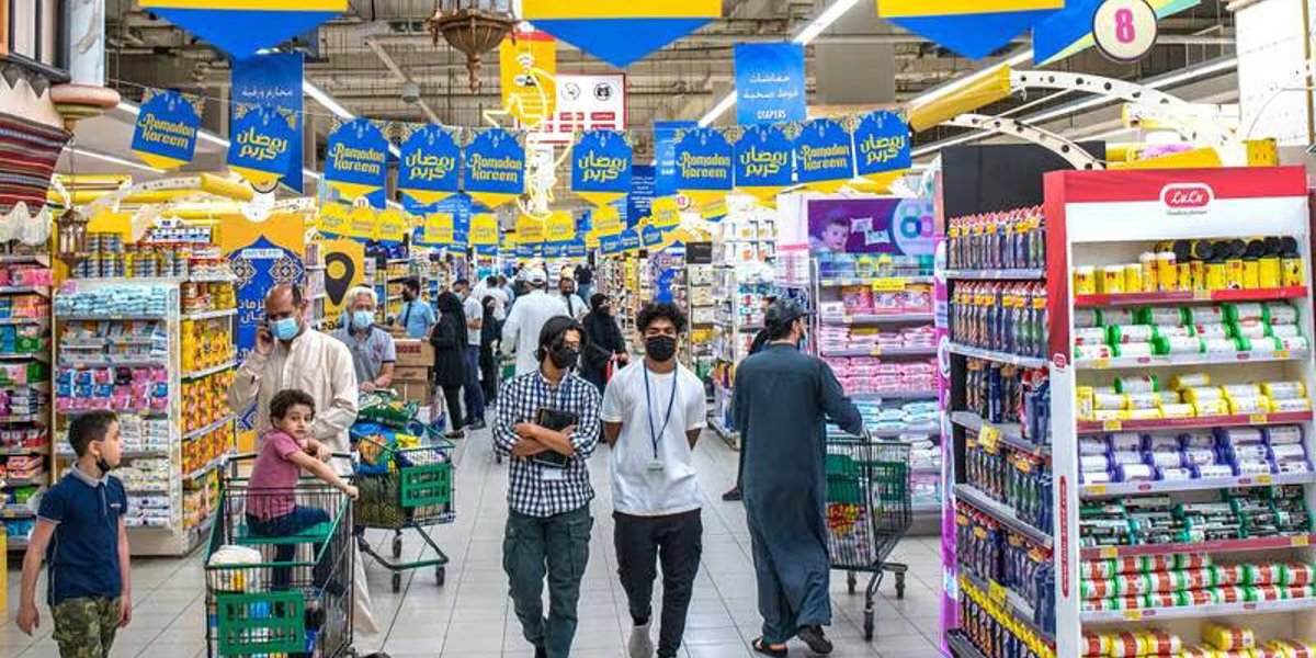 Shoppers stock up ahead of Eid al Fitr at Khalidiya mall in Abu Dhabi - in pictures